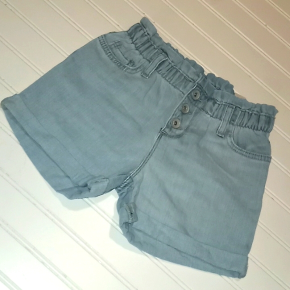 TCP Blue Denim Shortie Shorts-Size 8 - Picture 6 of 9